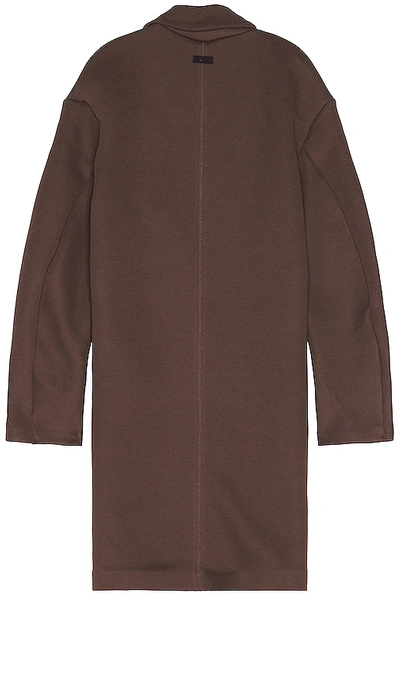 Shop Nike Tech Fleece Reimagined Trench Jacket In Baroque Brown