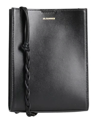 Shop Jil Sander Woman Cross-body Bag Black Size - Soft Leather