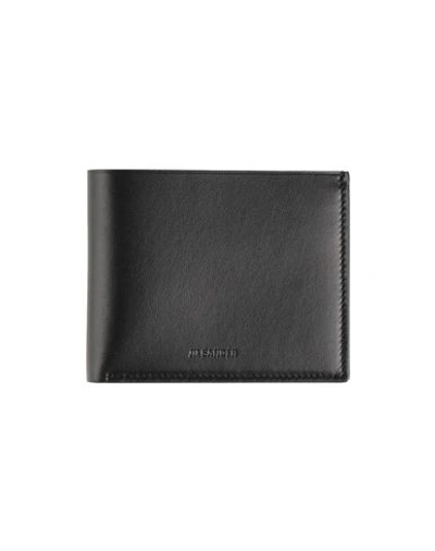 Jil Sander Woman Wallet Black Size - Calfskin In Black