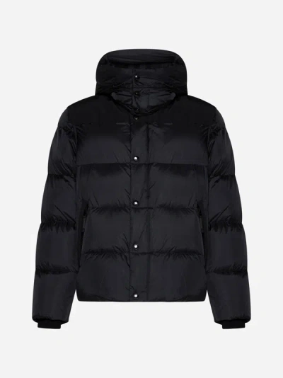 Burberry Down Jacket In Black