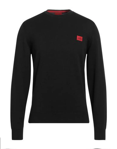 Shop Hugo Man Sweater Black Size Xl Cotton