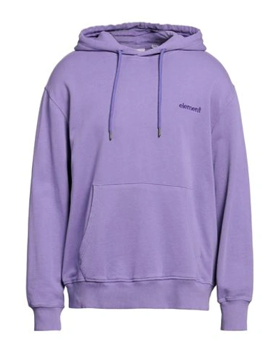Shop Element Man Sweatshirt Light Purple Size M Cotton