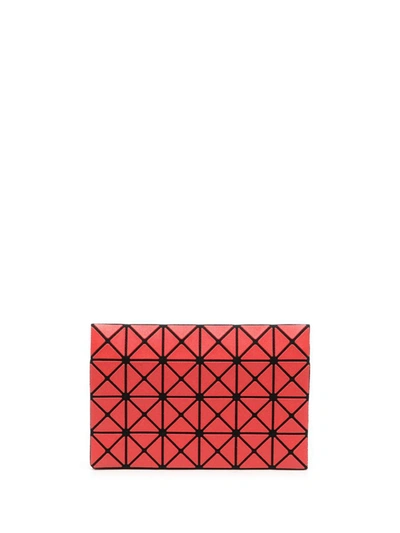 Shop Bao Bao Issey Miyake Oyster Card Case Accessories In Red
