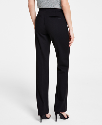 Anne Klein Straight-leg Bowie Pant In Distant Mountain