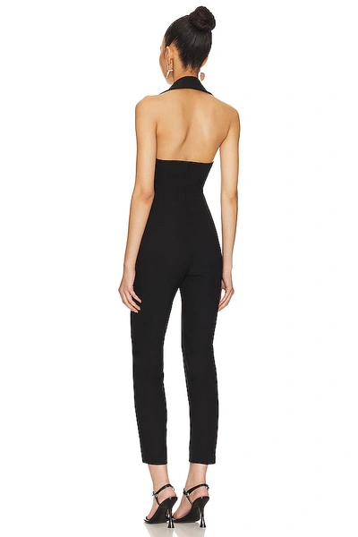 Shop Superdown Rene Zip Front Jumpsuit In Black