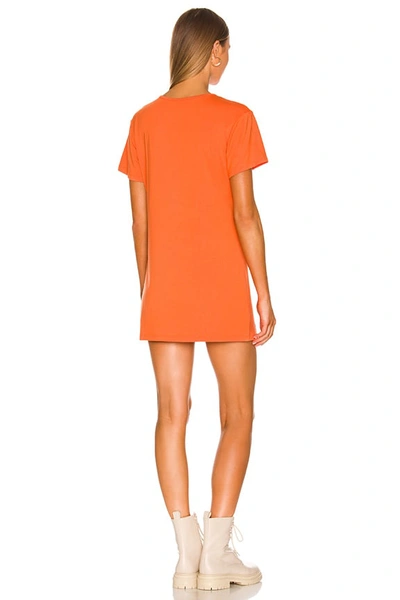 Shop Superdown Simona Tee Dress In Orange