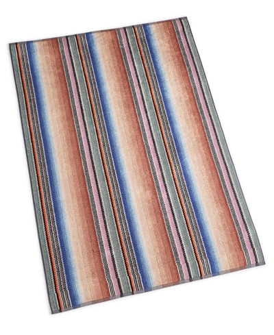 Shop Missoni Archie Cotton Bath Sheet, 39" X 59" In Nero Multicolor