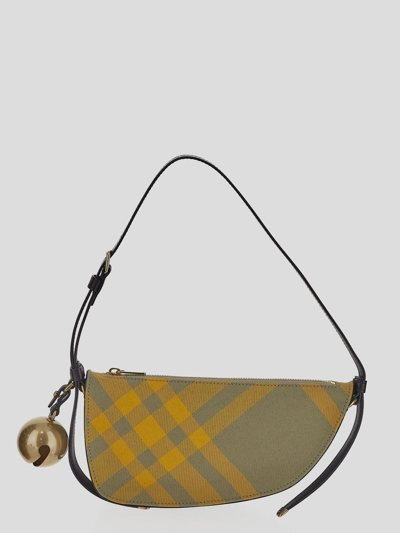 Shop Burberry Sling Shield Check In Multi