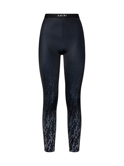 Shop Amiri Burnout Leggings In Black