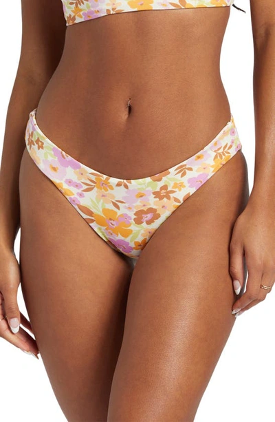 Shop Billabong Sungazers Reversible Lowrider Bikini Bottoms In Multi