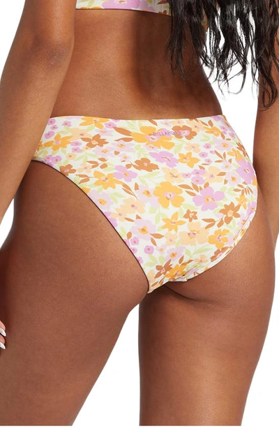 Shop Billabong Sungazers Reversible Lowrider Bikini Bottoms In Multi