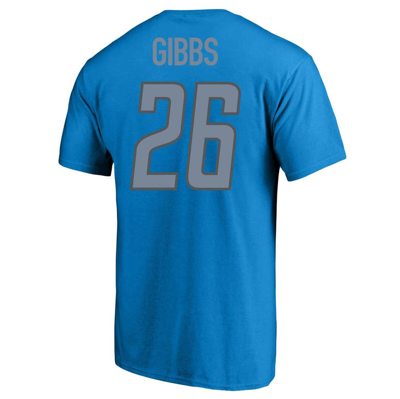 Shop Fanatics Branded Jahmyr Gibbs Blue Detroit Lions Big & Tall Player Name & Number T-shirt