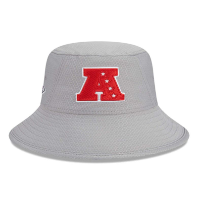 Shop New Era Gray Kansas City Chiefs 2024 Pro Bowl Bucket Hat
