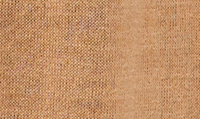 Halogen Split Side Linen Blend Long Cardigan In Light Sand