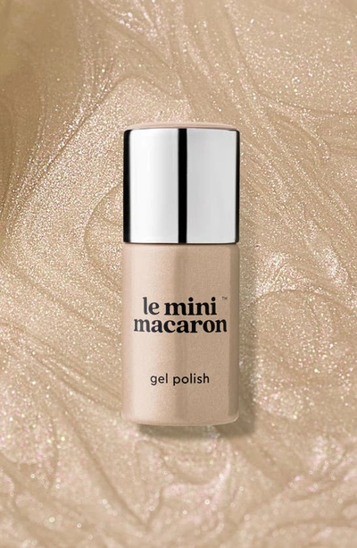 Shop Le Mini Macaron Gel Nail Polish In Golden Elixir