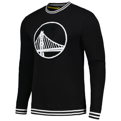 Shop Stadium Essentials Black Golden State Warriors Club Level Pullover Sweatshirt