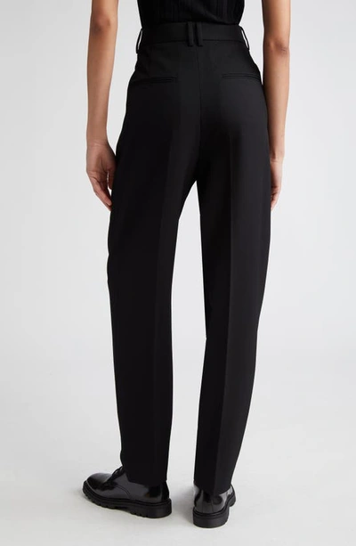 Partow Bacall Cotton Twill Pants In Black