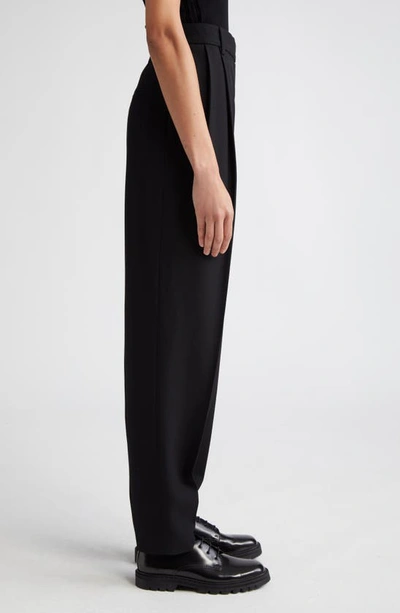 Partow Bacall Cotton Twill Pants In Black