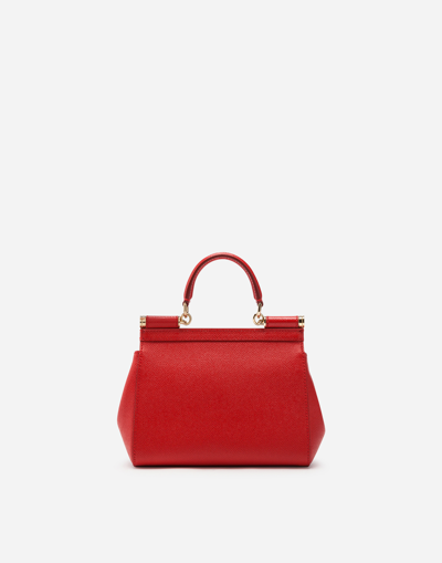 Dolce & Gabbana Sicily Medium Bag In Red