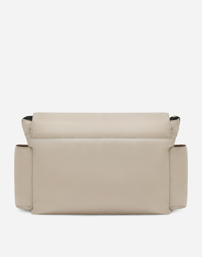 Dolce & Gabbana Nylon Changing Mat Bag In Beige