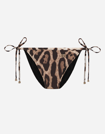 Shop Dolce & Gabbana Tanga In Multicolor