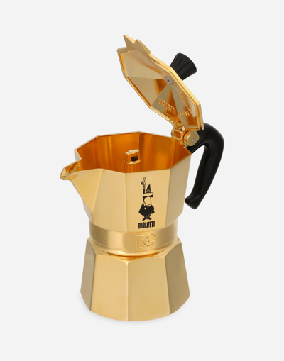 Dolce & Gabbana Moka 3 Tazze Oro 24k In Multicolor