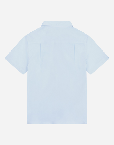 Dolce & Gabbana Oxford Shirt With Logo Tag