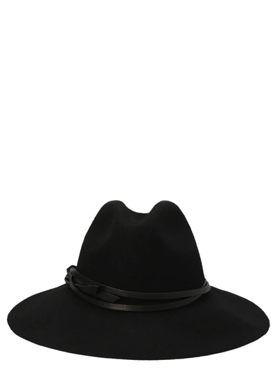 Shop Golden Goose Fedora Hat In Black