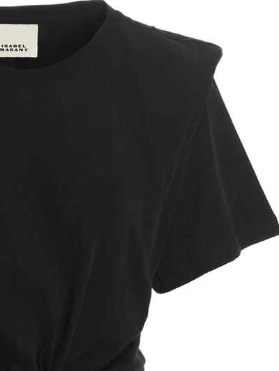 Shop Isabel Marant 'zeli Midi' T-shirt In Black