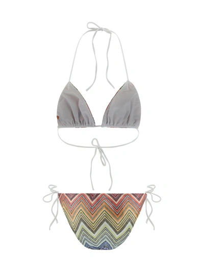 Shop Missoni Swimwear In Multicolor Chevron