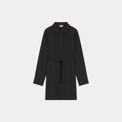 Shop Kenzo Robe Chemise 'boke Flower 2.0' Femme Noir In Black