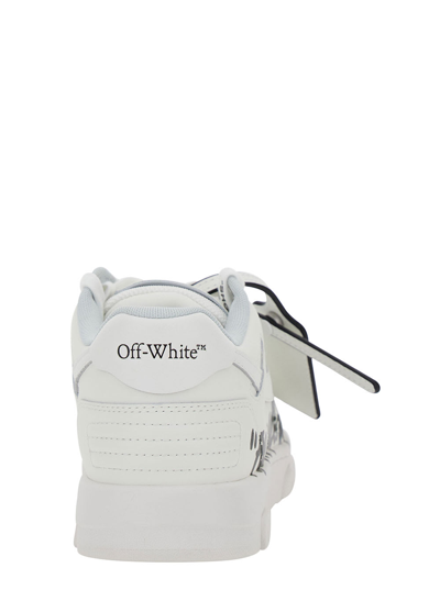 Shop Off-white Out Of Office For Walking White Low Top Sneakers In Leather Woman