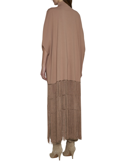 Shop Khaite Dress In Almond
