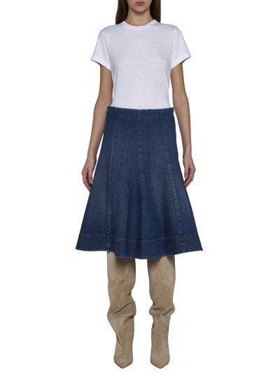 Shop Khaite Skirt In Archer
