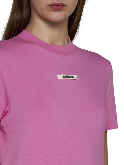 Shop Jacquemus T-shirt In Pink