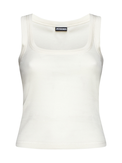 Shop Jacquemus Top In White