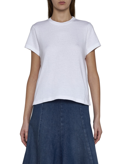 Shop Khaite T-shirt In White