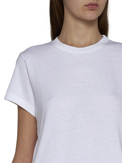 Shop Khaite T-shirt In White