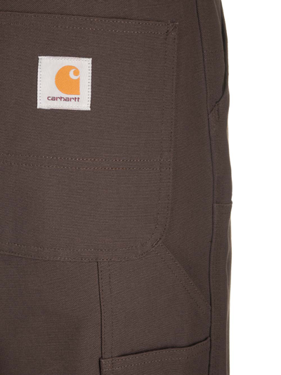 Shop Carhartt Double Knee Pant In Brown