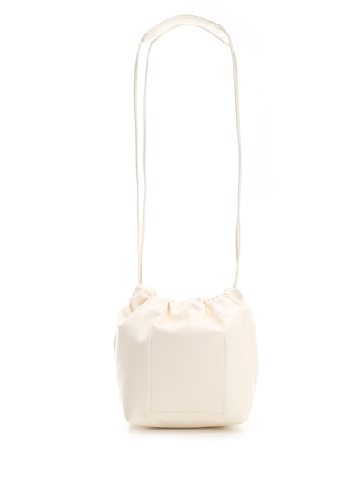 Shop Jil Sander Dumpling Shoulder Bag In White