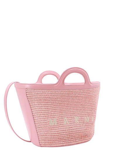 Shop Marni Tropicalia Handbag In Pink