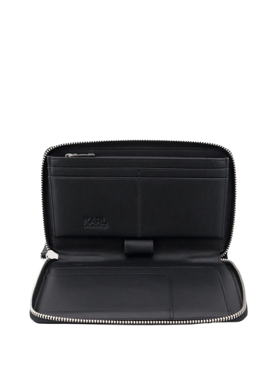 Shop Karl Lagerfeld Wallet In Black