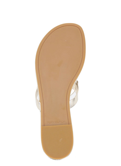 Shop Tory Burch Miller Pave Sandals In Golden