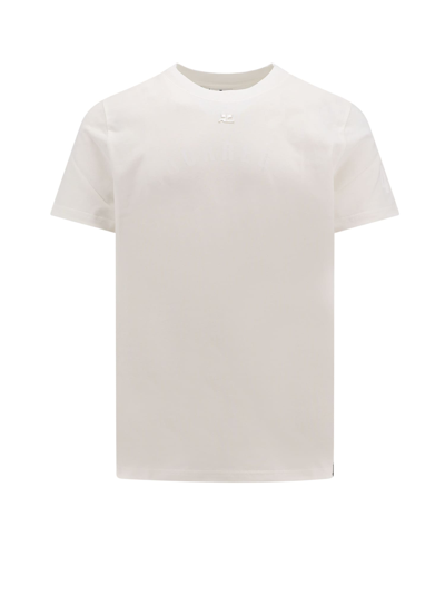 Shop Courrèges T-shirt In White