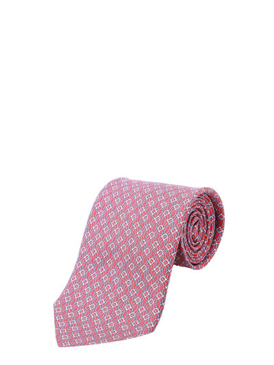 Shop Ferragamo Tie In Red
