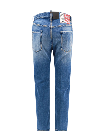 Shop Dsquared2 642 Jean Jeans In Blue