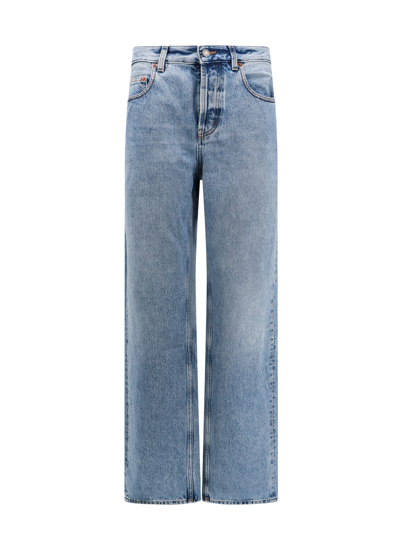 Shop Saint Laurent Jeans In Blue