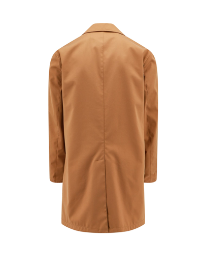 Shop Kiton Coat In Brown