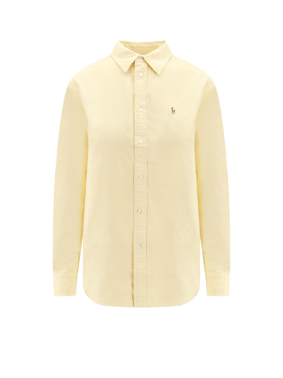 Shop Polo Ralph Lauren Shirt In Yellow