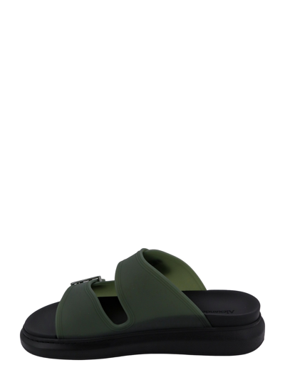 Shop Alexander Mcqueen Hybrid Sandals In Green